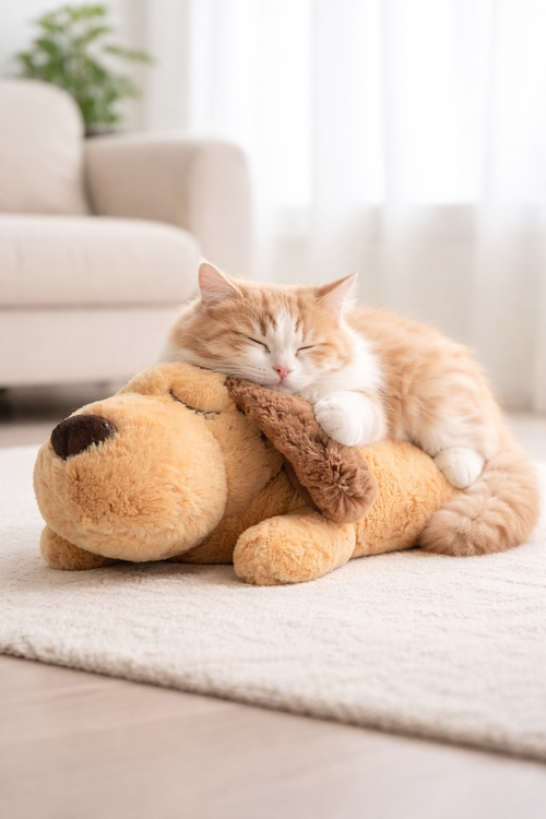 Calming Heartbeat Dog Toy (Anxiety Relief Plush)