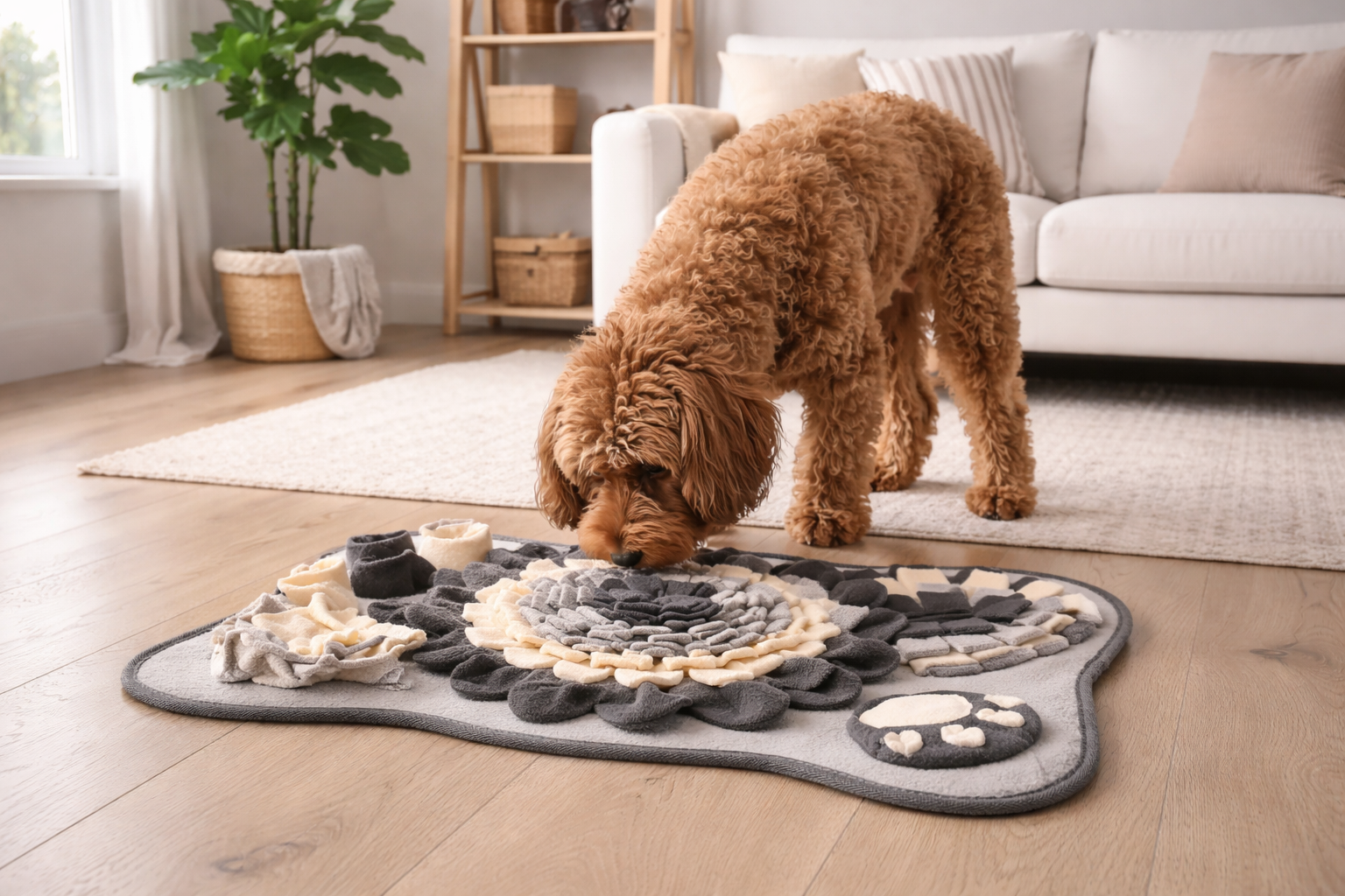 Dog Snuffle Mat for Anxiety Relief & Slow Feeding