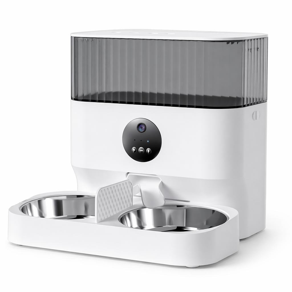 Smart Pet Feeder with Camera & App Control | Automatic Feeding for Cats & Dogs