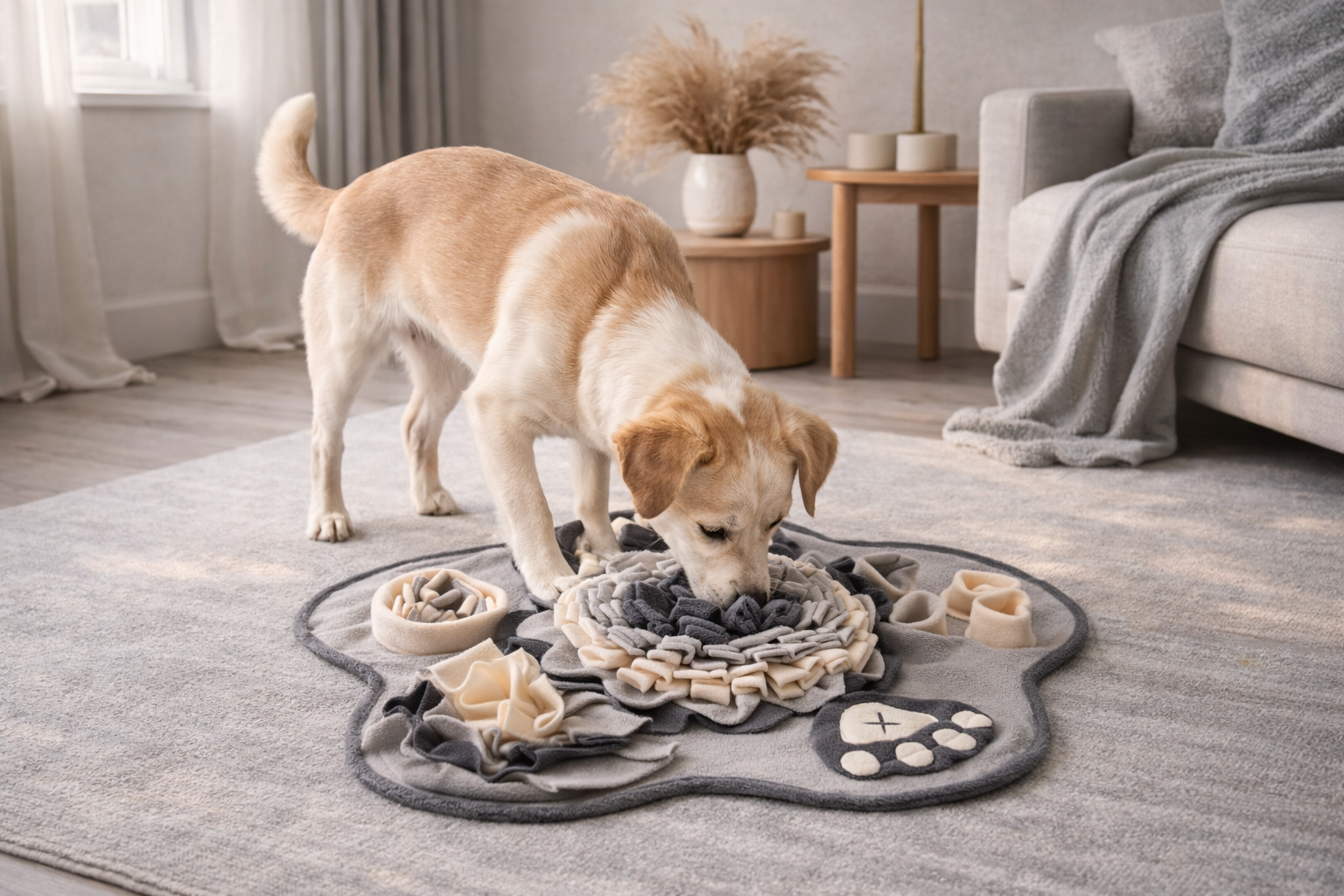 Dog Snuffle Mat for Anxiety Relief & Slow Feeding
