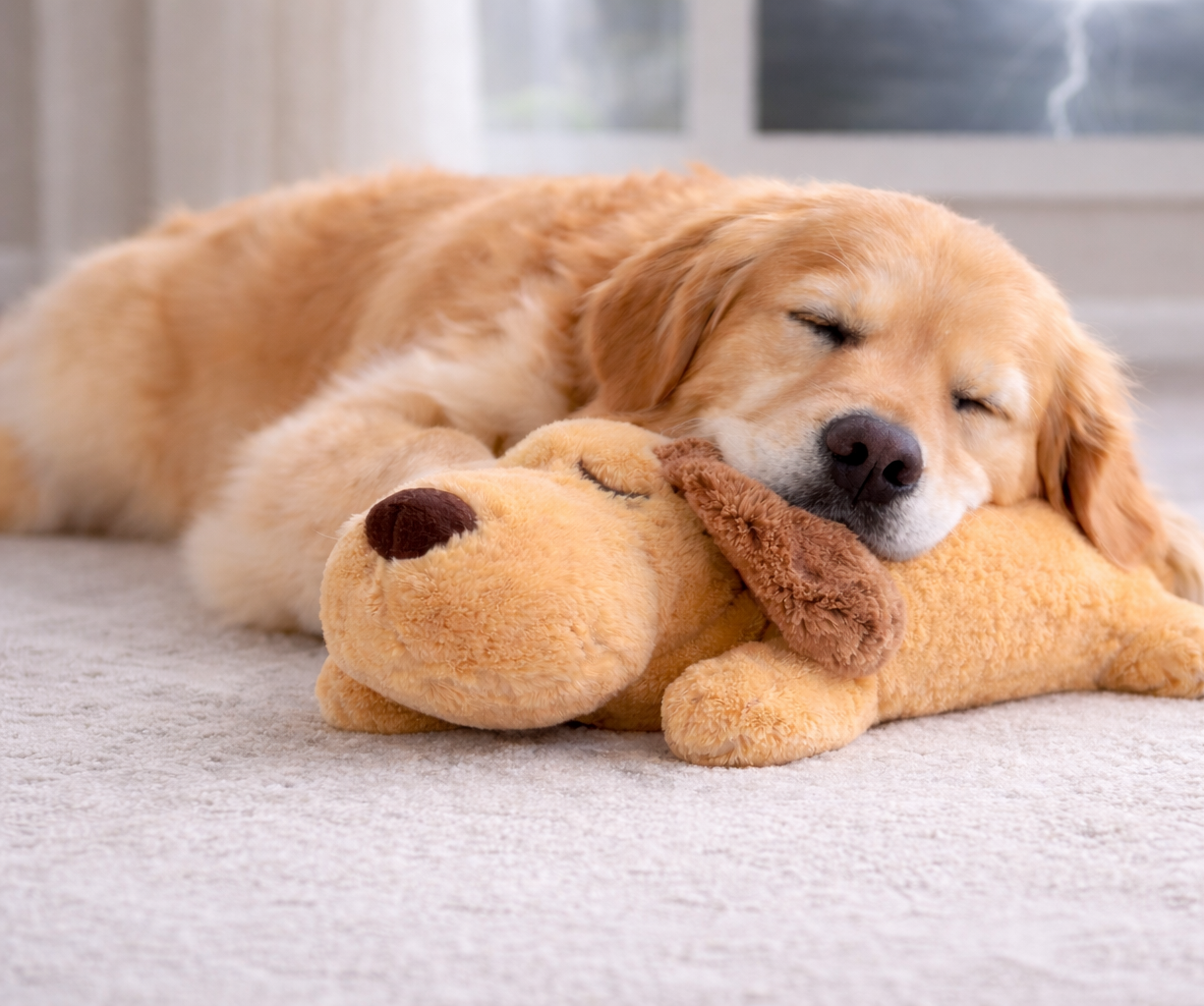 Calming Heartbeat Dog Toy (Anxiety Relief Plush)