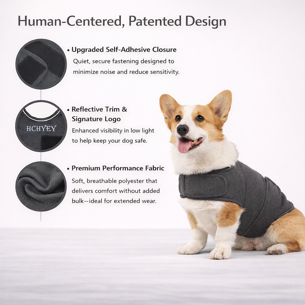 Dog Anxiety Relief Vest for Stress & Barking Control